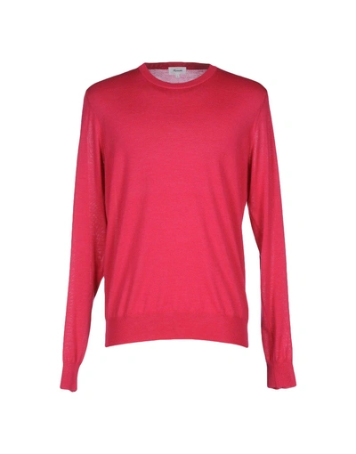Shop Façonnable Sweater In Brick Red