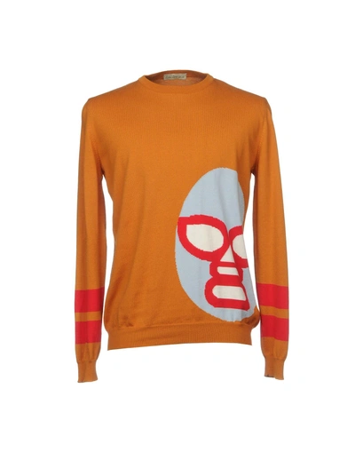 Shop Luca Larenza Sweater In Orange