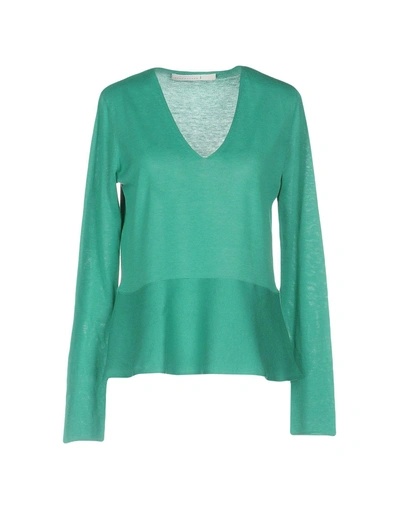 Shop Schumacher Sweaters In Green