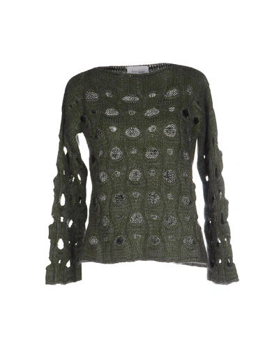 Shop Paolo Errico Sweaters In Green