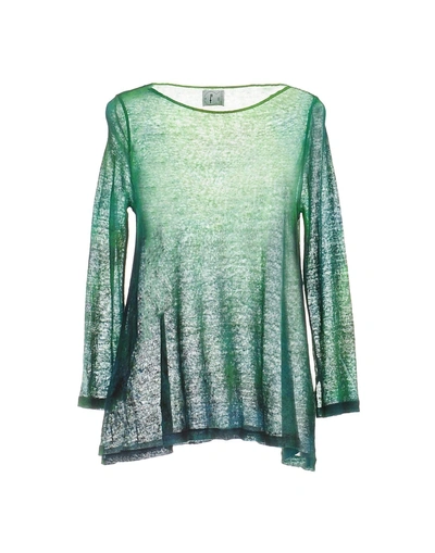 Shop F Cashmere Sweaters In Green
