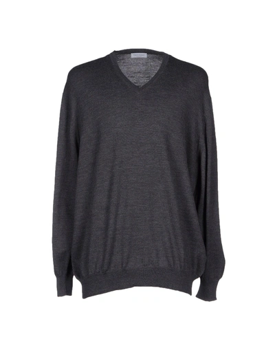 Shop Gran Sasso Man Sweater Lead Size 48 Virgin Wool