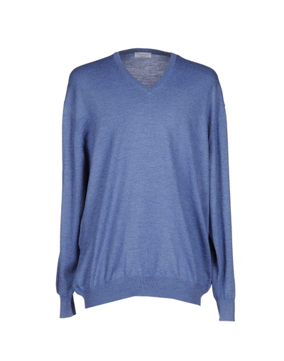 Shop Gran Sasso Sweaters In Pastel Blue