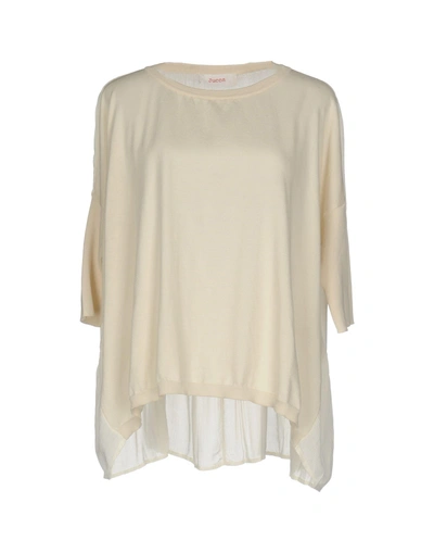 Shop Jucca Sweaters In Ivory