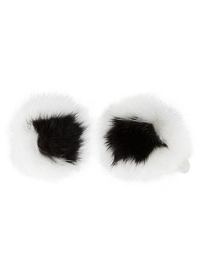 Shop Anya Hindmarch Fur Eyes Stickers - White