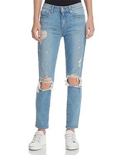 Shop Derek Lam 10 Crosby Devi Mid-rise Authentic Skinny Jeans In Light Wash