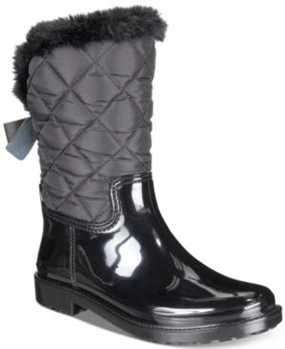 Shop Kate Spade New York Reid Quilted Boots In Black