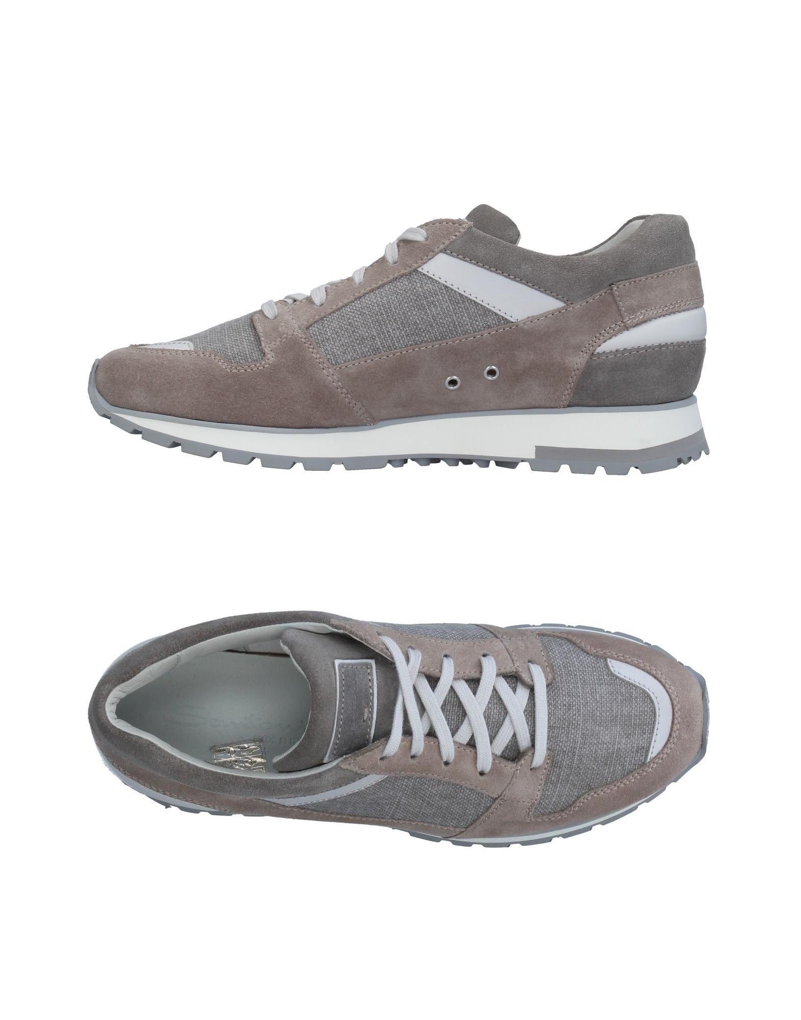 Santoni Sneakers In Grey | ModeSens