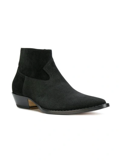 Shop Maison Margiela Western Ankle Boots