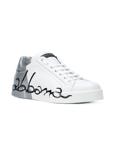 Shop Gucci Portofino Sneakers In White