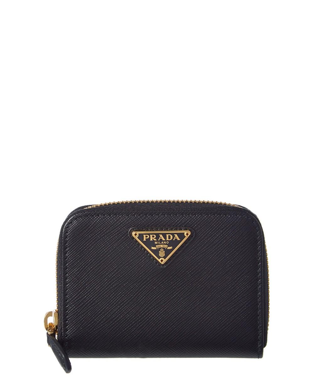 prada saffiano leather coin purse