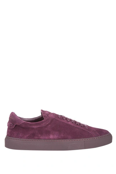 Shop Givenchy Sneakers In Burgundy