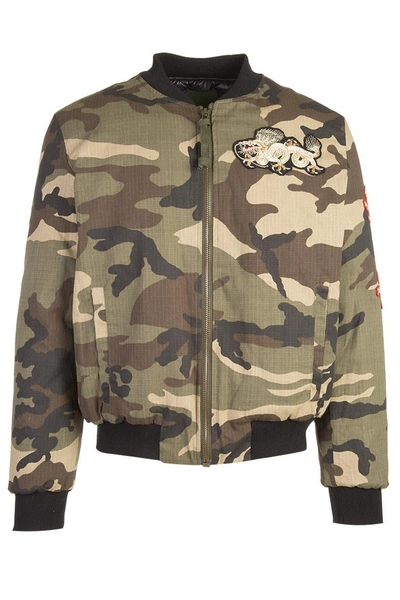 Shop Amen Jacket In Camouflage