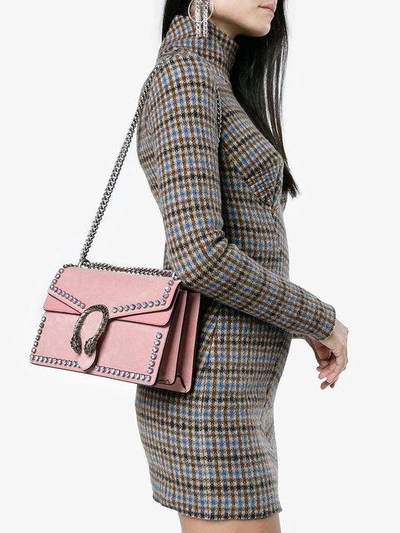 Shop Gucci Dionysus Studded Shoulder Bag