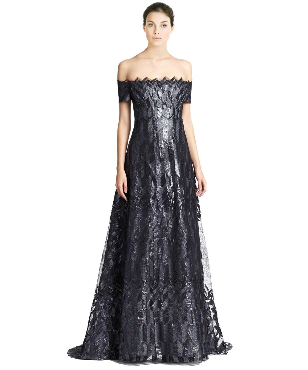 art deco ball gown
