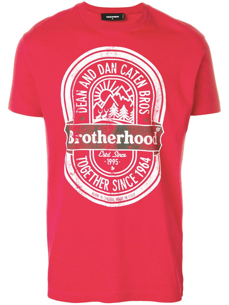 dsquared2 brotherhood t shirt