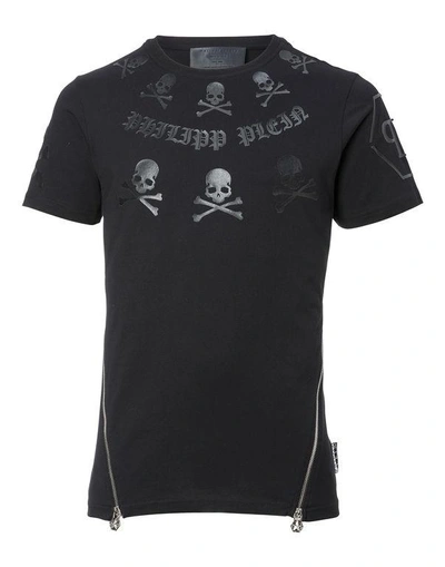 Shop Philipp Plein T-shirt Round Neck Ss "francis"