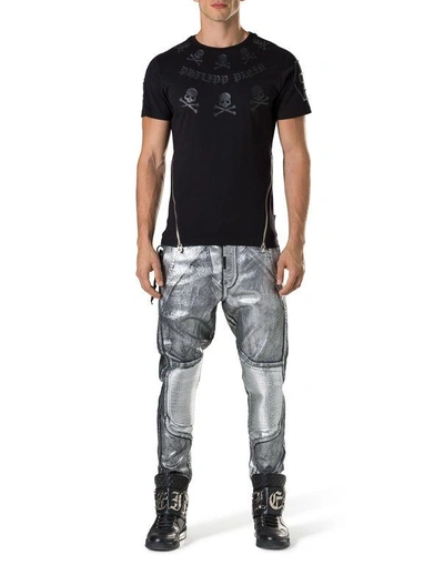 Shop Philipp Plein T-shirt Round Neck Ss "francis"