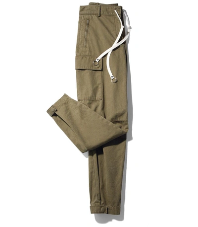 Shop Alexander Wang T Washed Cotton Twill Cargo Pant