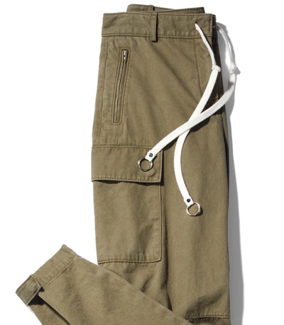 Shop Alexander Wang T Washed Cotton Twill Cargo Pant