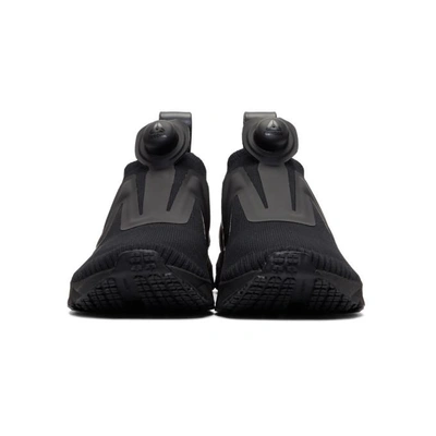 Shop Reebok Classics Black Pump Supreme Ultk Slip-on Sneakers In Black/black
