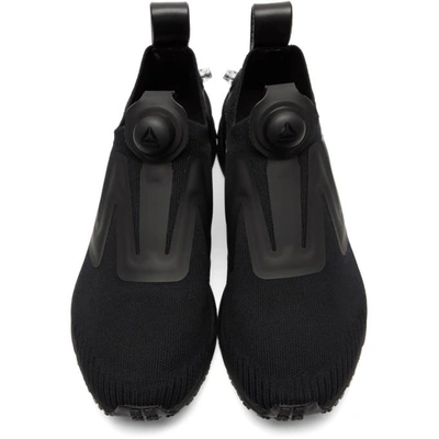 Shop Reebok Classics Black Pump Supreme Ultk Slip-on Sneakers In Black/black