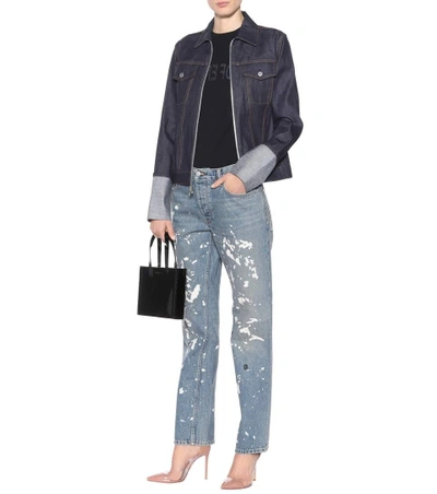 Shop Helmut Lang 1998 Painter Straight-leg Jeans In Blue