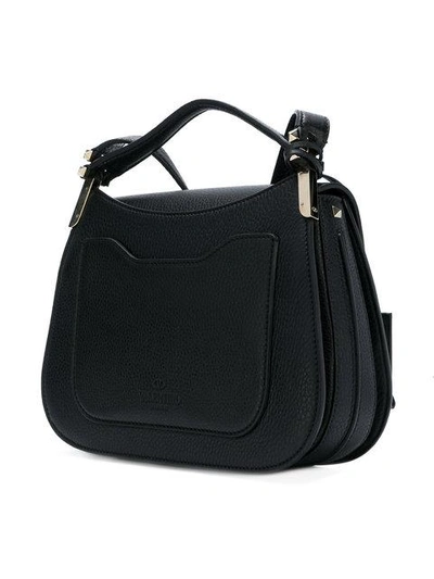 Shop Valentino Garavani Joylock Messenger Bag - Black