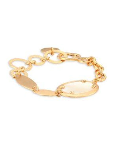 Shop Stephanie Kantis Oval Link Bracelet In Yellow Gold