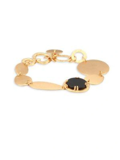 Shop Stephanie Kantis Oval Chain Bracelet In Yellow Gold