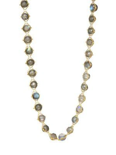 Shop Amali Labradorite & 18k Yellow Gold Necklace