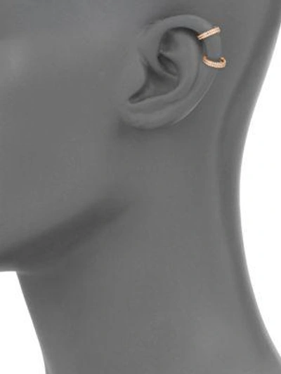 Shop Repossi Berbere Diamond & 18k Rose Gold Ear Cuff