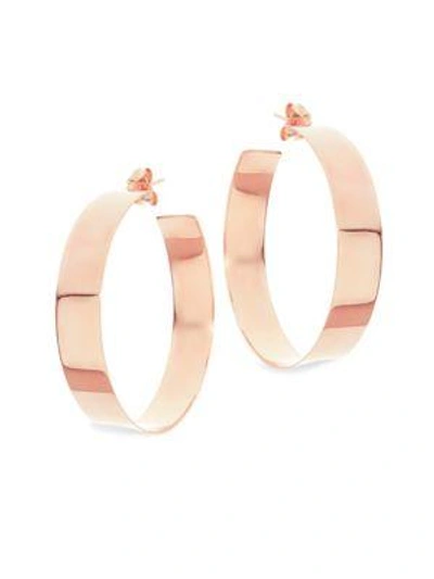 Shop Lana Jewelry Medium 14k Rose Gold Vanity Hoops