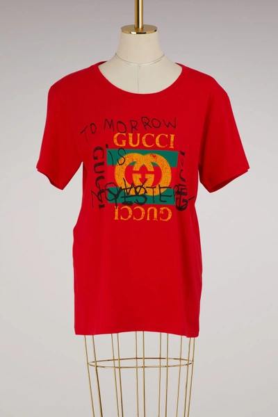 Gucci Fake T-shirt In Red | ModeSens