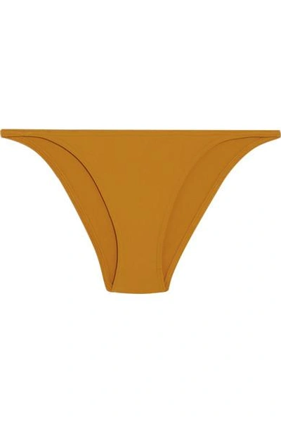 Shop Eres Les Essentials Obscura Bikini Briefs In Saffron