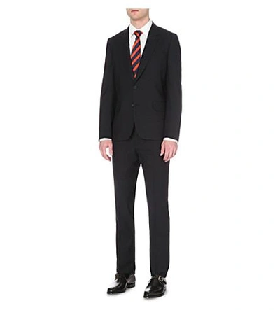 Shop Paul Smith Soho-fit Wool Travel Suit In Navy