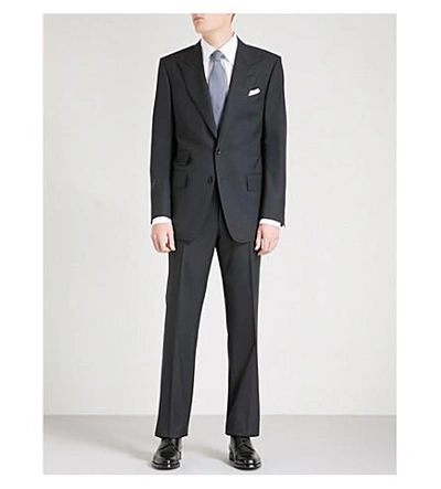 Shop Tom Ford Windsor Two-piece Wool Suit In Navy