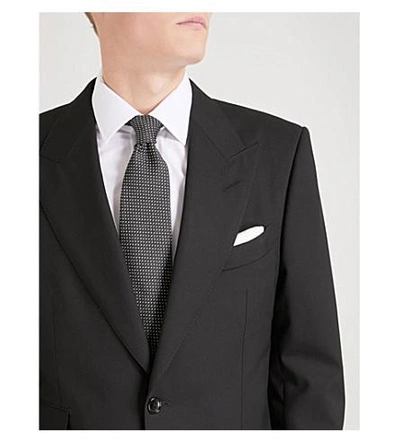 Shop Tom Ford Windsor-fit Wool Suit In Black