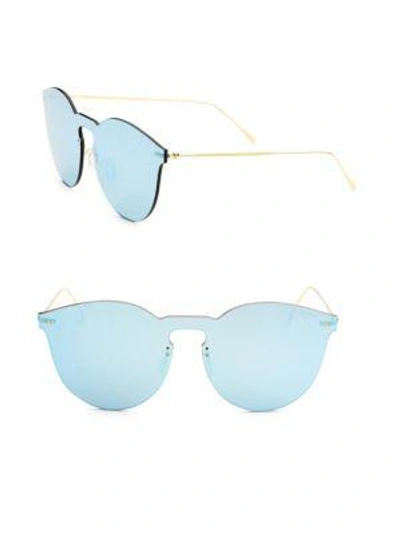Shop Illesteva Leonard 50mm Square Sunglasses In Sky Blue