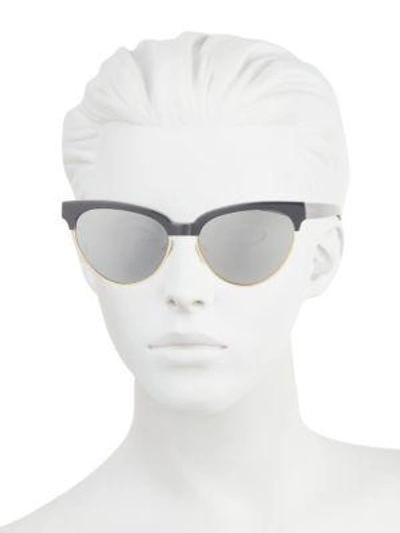 Shop Balenciaga 55mm Cat Eye Sunglasses In Grey