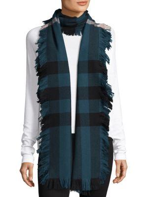 burberry mega fringe scarf
