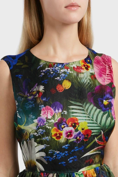 Shop Mary Katrantzou Shaw Printed Silk Dress In Multicoloured