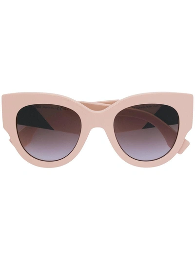 Shop Fendi Eyewear Cat Eye Sunglasses - Neutrals