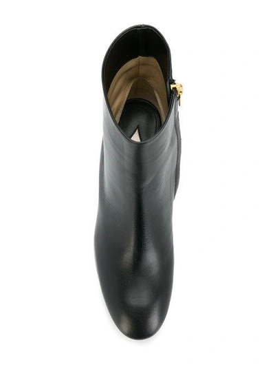 Shop Paul Andrew Contrast-heel Boots In Black