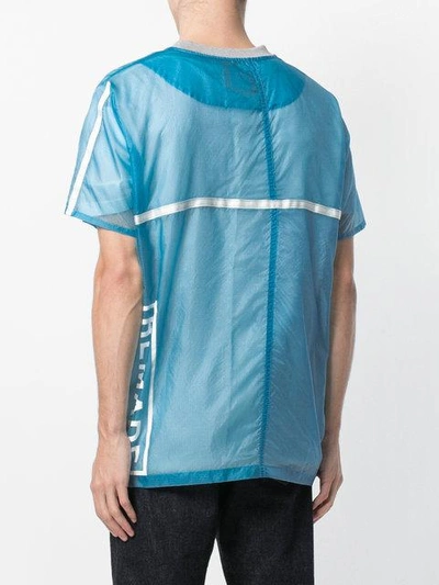 Shop Christopher Raeburn Remade Parachute T-shirt In Blue