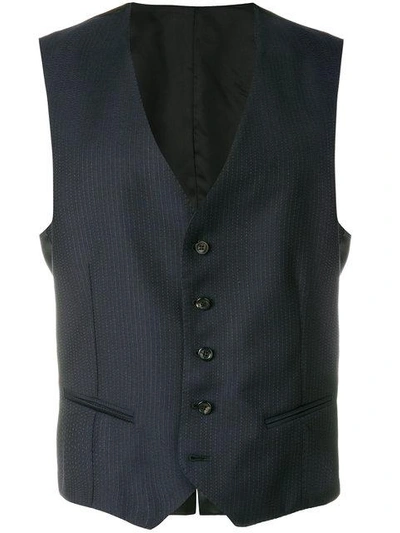 Shop Claudio Tonello Pinstripe Waistcoat In 600