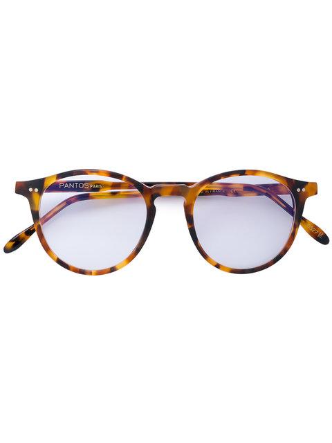 circular tortoiseshell glasses