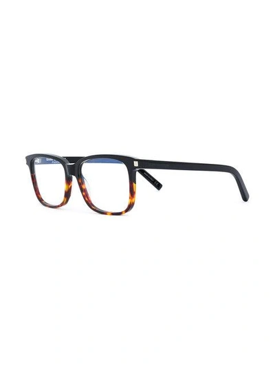 Shop Saint Laurent Eyewear Sl 89 Glasses - Black