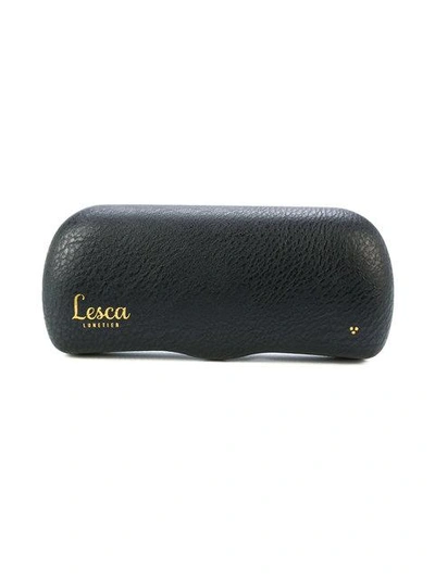 Lesca Round Tortoiseshell Glasses