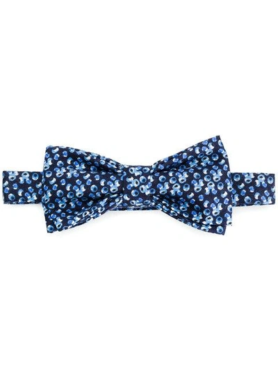 Fefè Glamour Pochette Fefè Print Bow Tie - Blue In Blue